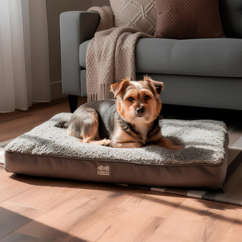 Harbour Housewares - Non-Slip Waterproof Dog Mattress, Small