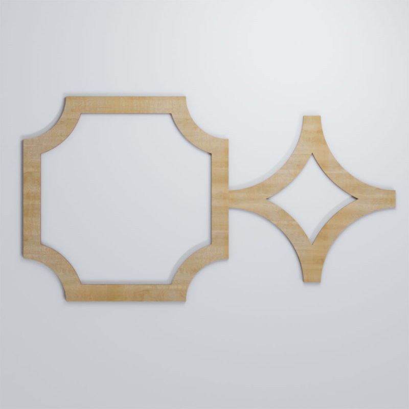 Panneaux muraux décoratifs en bois Anderson, Hickory, H 11 3/8 po x l 20 5/8 po x P 1/4 po