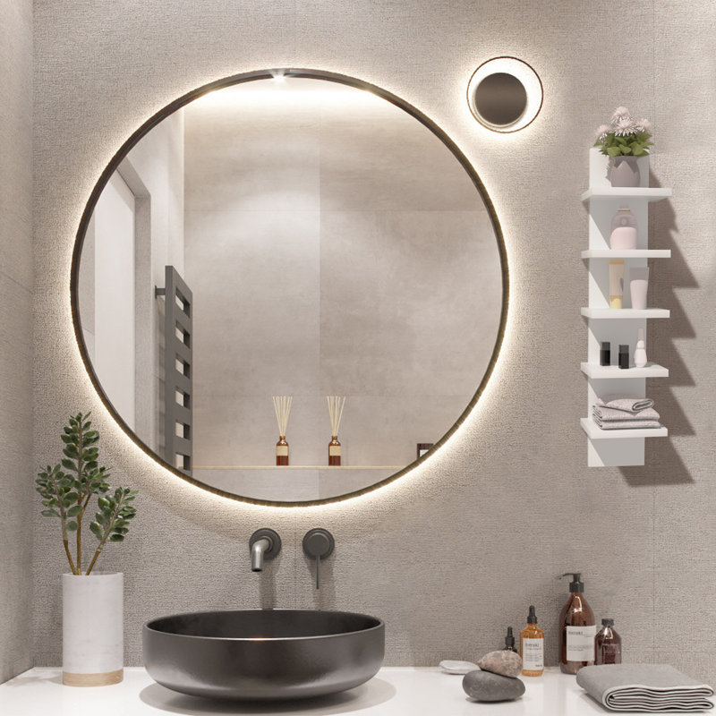 Petite tablette murale 5 niveaux Pel délicieux, Blanc