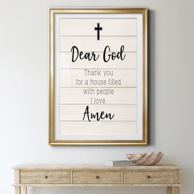 " Dear God "