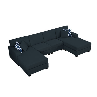 Onesia Upholstered U-Shaped Sectional Symmetrical