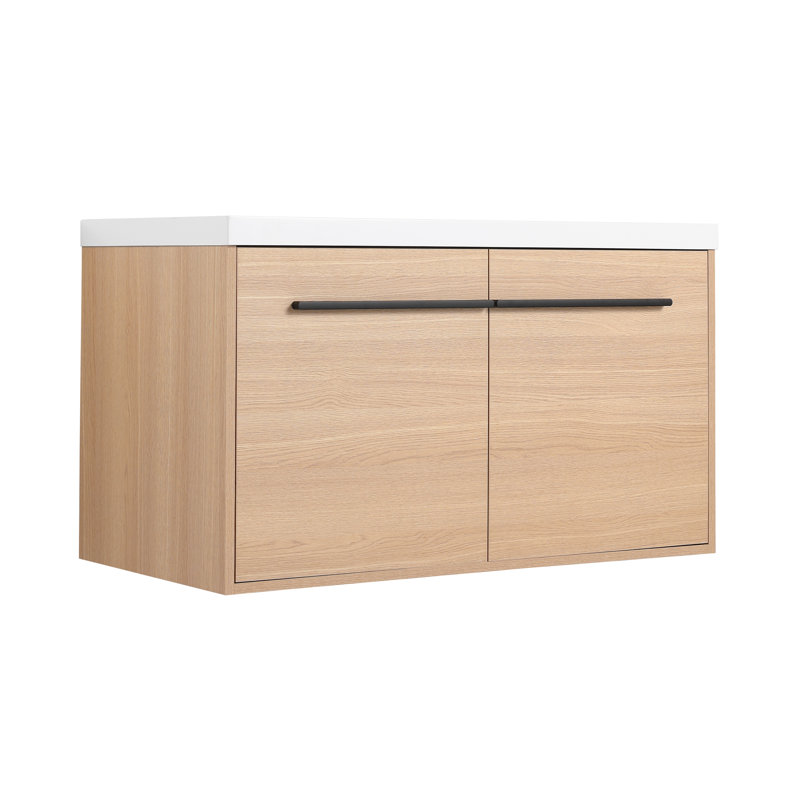 Vaidya 36-inch Bathroom Vanity with Resin Countertop Sink