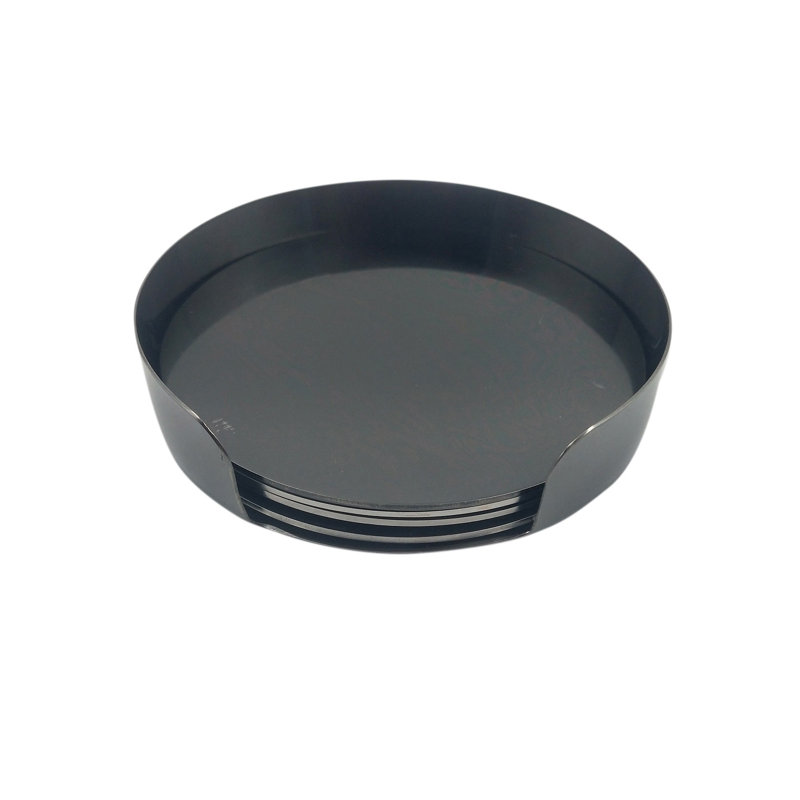 Sous-verre Avellino, Noir