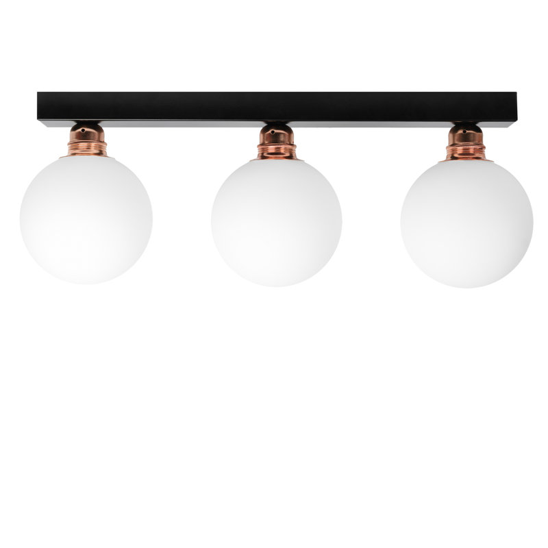 Ruithero 48cm 3 -Light Track Kit, Copper/Black