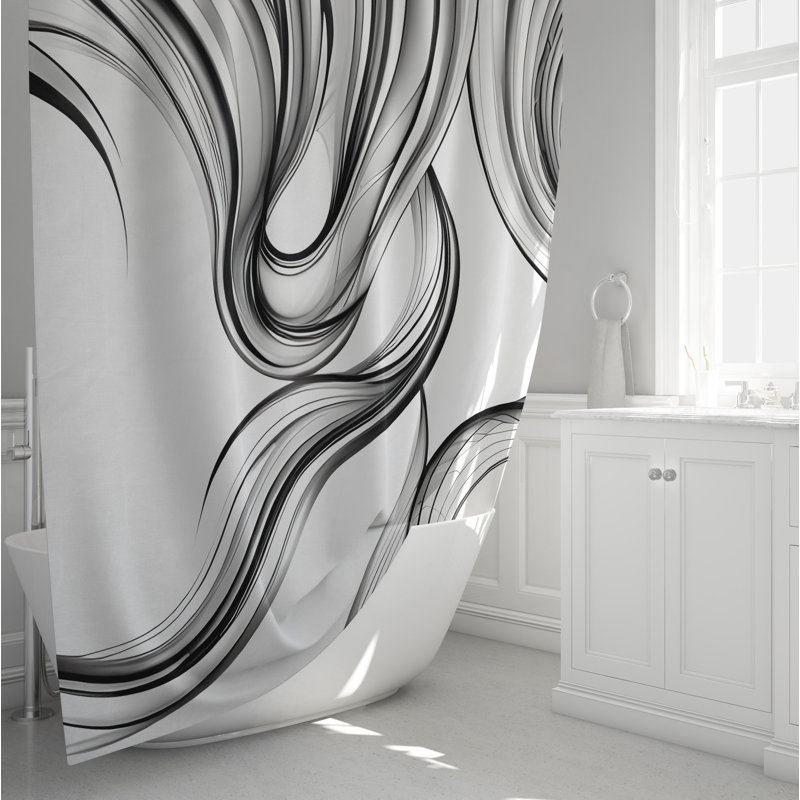 Rideau de douche Glenvar, H 72 po x l 70 po