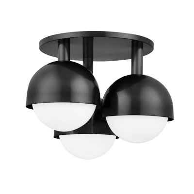 Plafonnier semi-encastré 3 lumières 18,75 po Weston