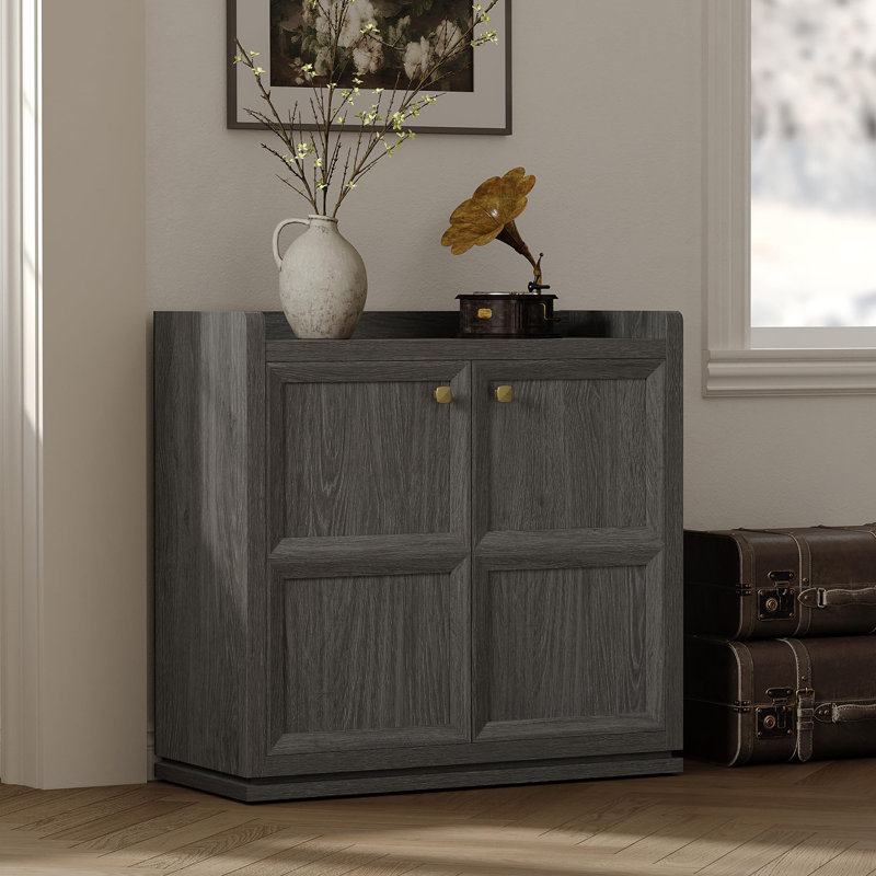 Buffet décoratif 34 po, Gris foncé