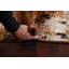 Tapis oriental contemporain abstrait à motif végétal noué à la main 4 x 6
