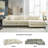 Lindyn 3 - Piece Upholstered Sectional-920141775-920141774