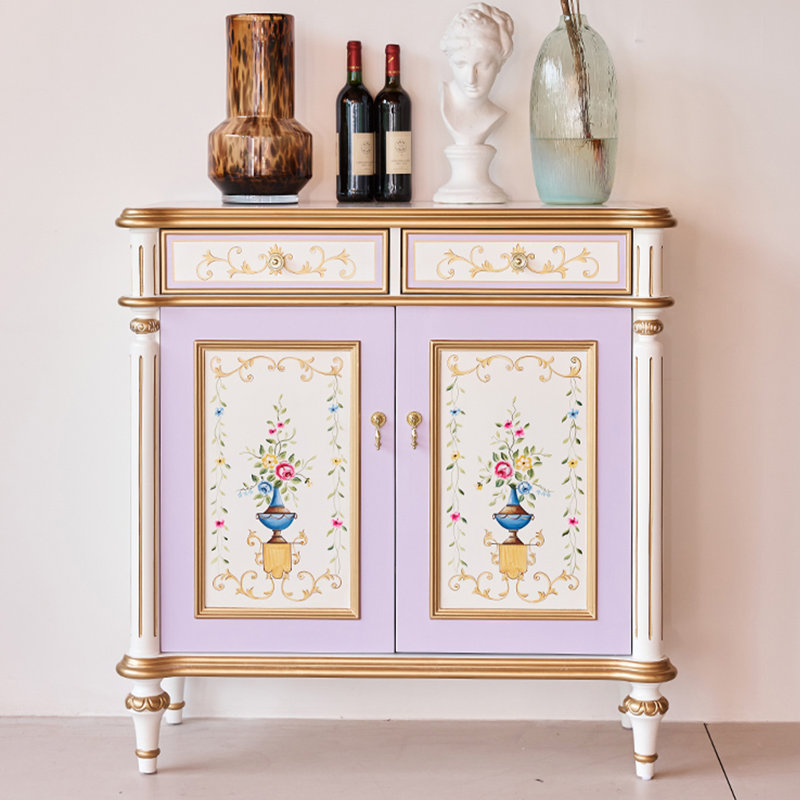 Banc de rangement pour chaussures en bois manufacturé mauve clair