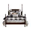 Ensemble d'édredon en jacquard de coton 8 pièces Gracie Mills Obrien Rustic Retreat-98792455-98792456