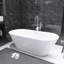 Baignoire autoportante en acrylique 70,9 po