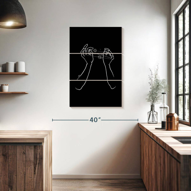 Oberle Hand Galaxy, 38" H x 24" W
