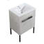 Ensemble de meuble-lavabo simple 24 po avec plateau en céramique Zendah