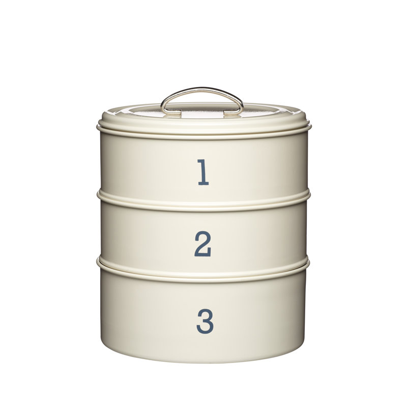 Living Nostalgia 3 Tier Cake Tin, Cream
