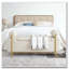 Banc de rangement en velours avec accoudoirs cylindriques et pieds en fer-1524731250