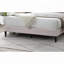 Lit tapissier en velours