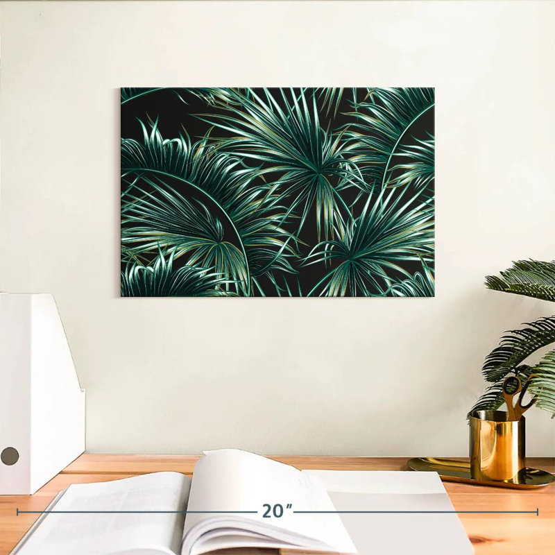 Feuilles de palmier Harnek Summer, H 8 po x l 12 po
