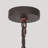 4-Light Natural Bowl-Shaped Chandelier Boho Style Sloped Ceiling Design with White WoodBead Shade