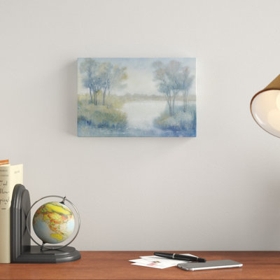 «Morning at the Pond I», peinture sur toile