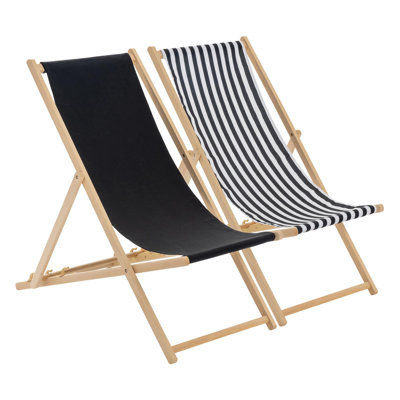 Reclining Folding Deck Chair
