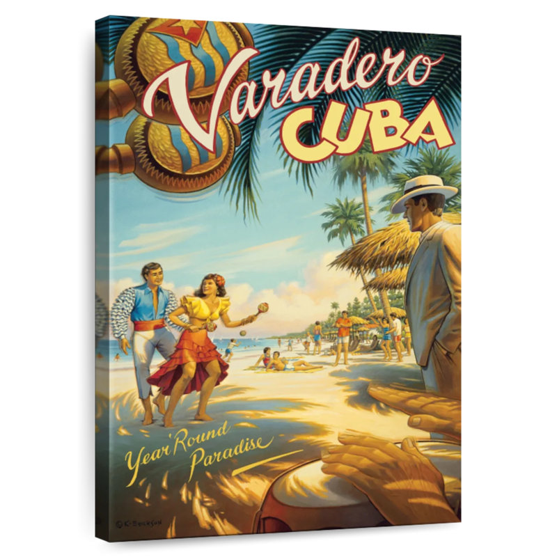 Gillard Varadero, Cuba, H 36 po x l 24 po