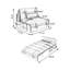 Canapé-lit modulaire en similicuir noir avec rangement et ports de chargement USB intégrés-1302215403
