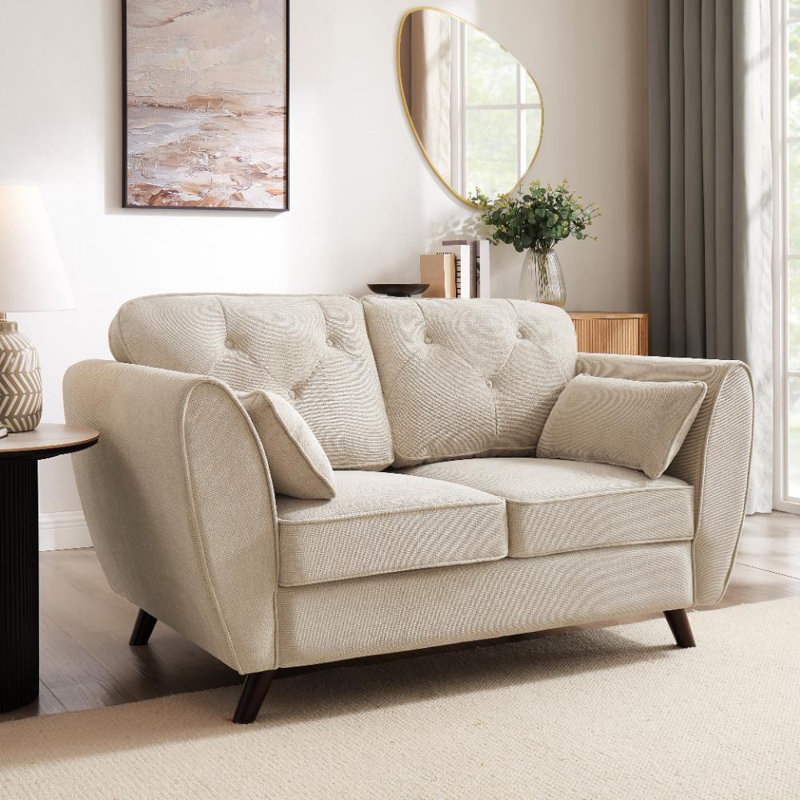 Wangara 2 Seater Sofa, Beige Linen