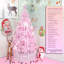 Arbre de Noël 6 pi - rose-1175243480