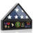 Medium Military 21'' H x 27'' W Solid Wood Display Case