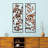 Handmade Decorative Metal Wall Accessory (2 Pieces), 12.6 x 35.4 inches | 100% Metal with 0.06 in Thickness | Unique Hand-Painted Design, Perfect for Home Décor, Adds Elegance & Style to Any Room