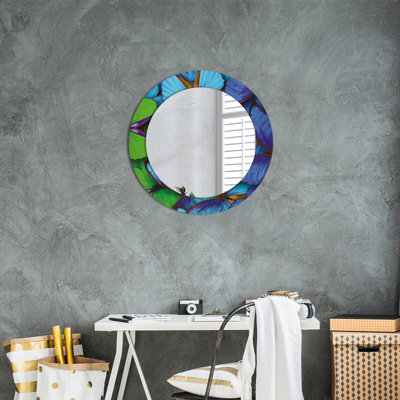 Huldar Glass Flat Wall Mirror