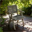 Chaise de salle à manger toutes saisons 2 pièces adaptée aux dîners de jardin et aux espaces de repas extérieurs polyvalents