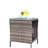 Patio Furniture Coffee Table With Clear Tempered Glass - Brown , Weather , Assemble In Water Easy Assembly Required Now-181624680
