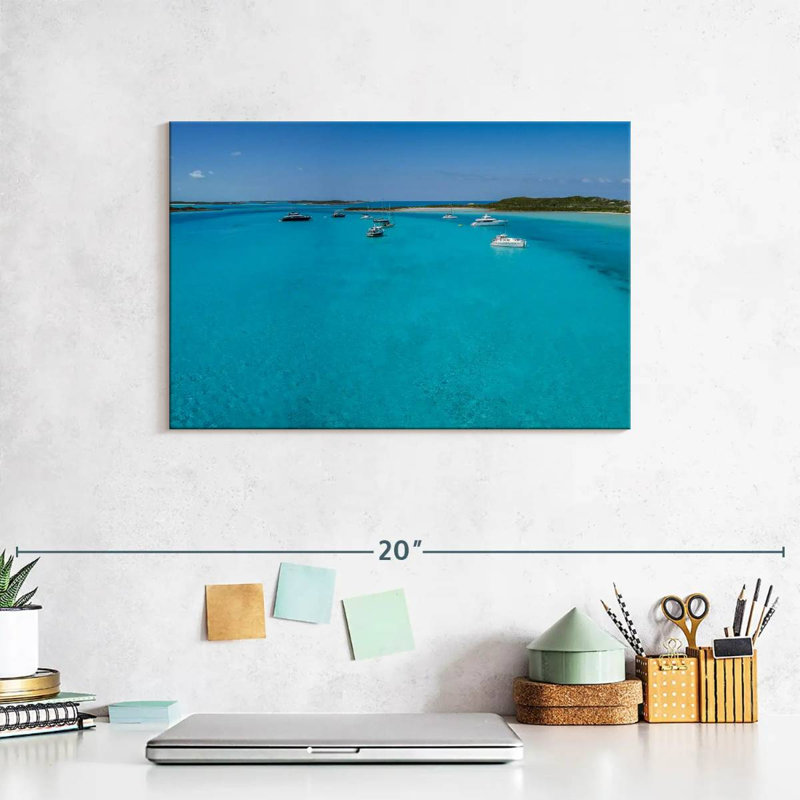 Gillard The Exumas Bahamas, 8" H x 12" W