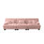 Canapé modulaire 3 places à assise profonde et canapé modulaire, canapé en chenille, meubles rembourrés doux et confortables pour salon, appartement, studio, bureau, chenille-1518301908-1518301909