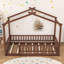 Structure de lit en bois avec clôture Akeiba, pour enfants, adolescents-152408759-152408757