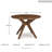 Goodall Round Solid Wood Base Dining Table