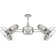 36" Duplo-Dinamico 6 - Blade Caged Ceiling Fan with Wall Control and Light Kit Included