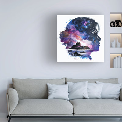 Art sur toile bleu bolologien Ben Heine