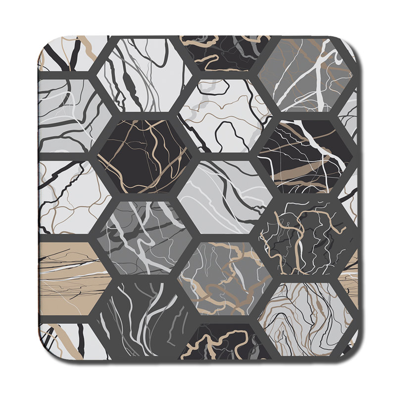Square 6 Piece Coaster Set