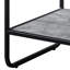 Table de bout à 1 tablette avec base en métal Ample Space