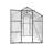 6X8 FT Polycarbonate Walk-In Greenhouse, Raised Base-128769453