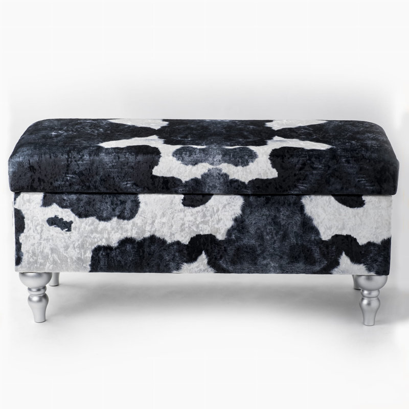 Upholstered Storage Bench, H47 x W110 x D30cm