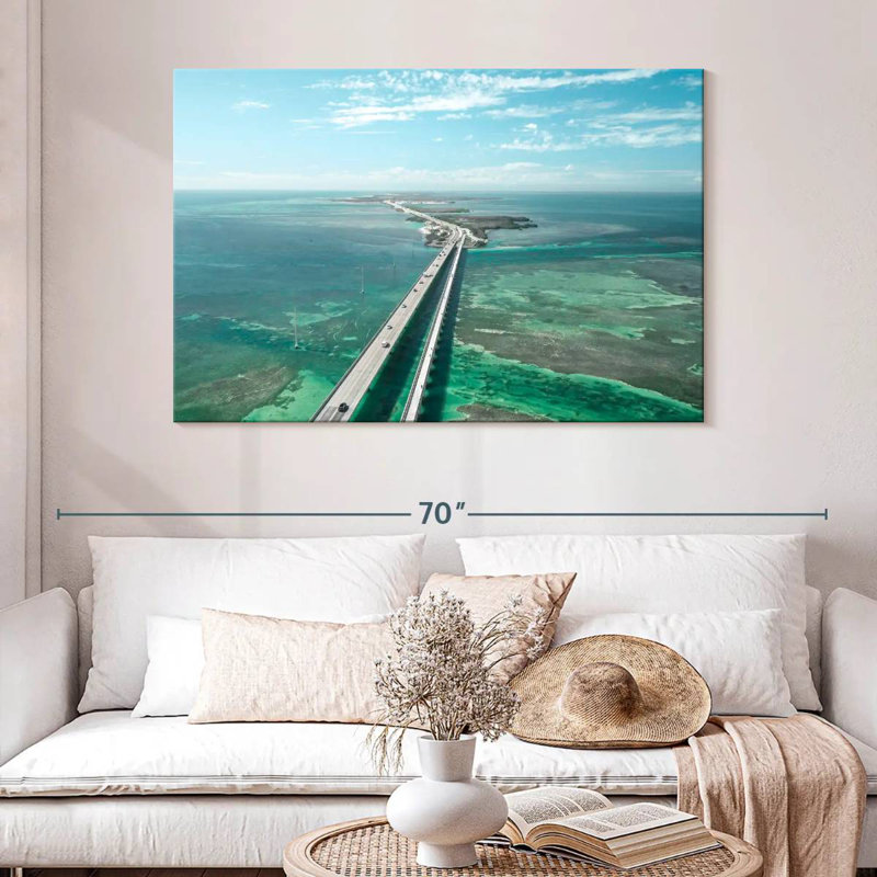 Lilie Wonderful Seven Mile Bridge, H 32 po x l 48 po