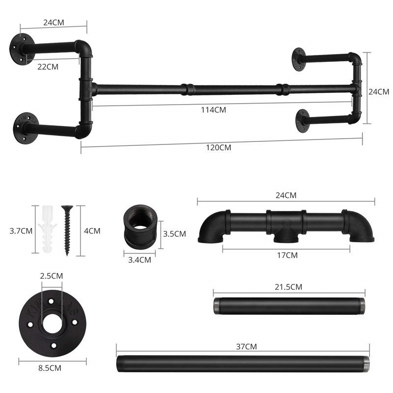 Abishek Wall Mounted Coat Rack