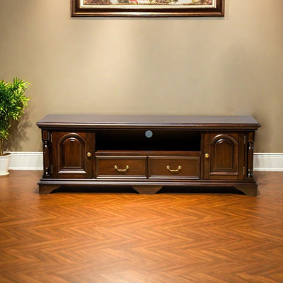 American style solid wood home TV cabinet