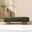 Banc rembourré Boucle, sans assemblage