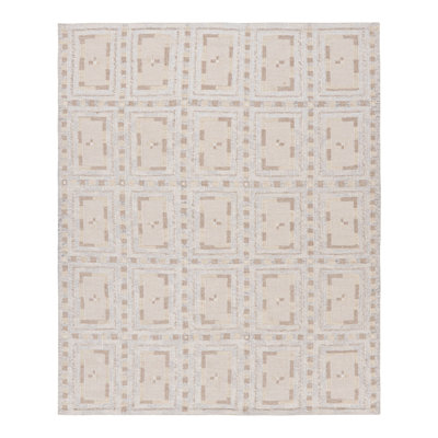Scandinavian Wool Geometric Area Rug