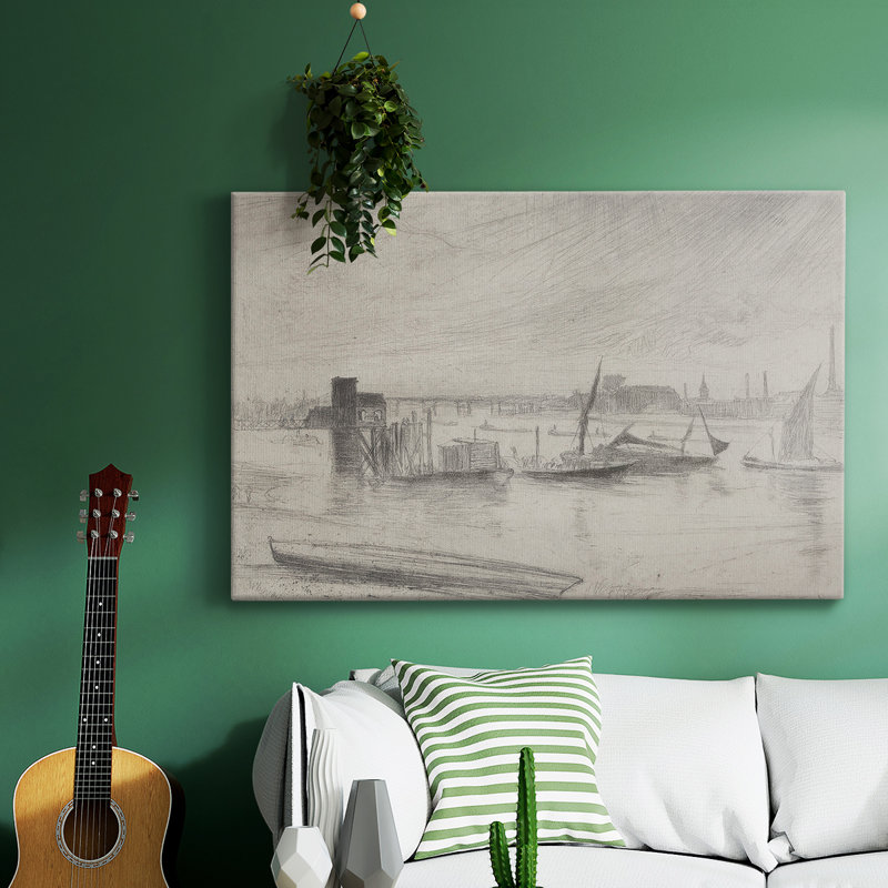 «Vintage Nautical - Cxxxiv» sur, Toile tendue, H 9 po x l 13 po x P 1,5 po
